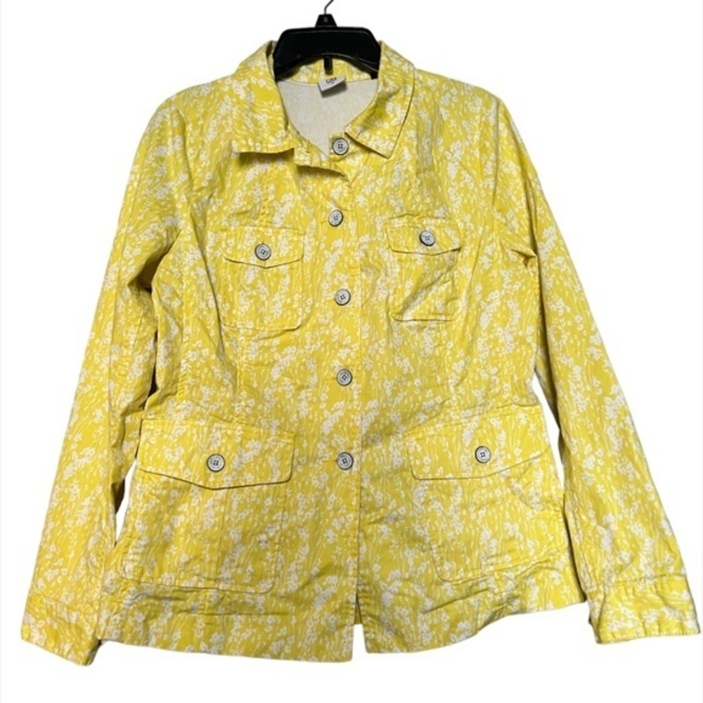 Cabi Yellow Field Jacket #5160 Size Medium